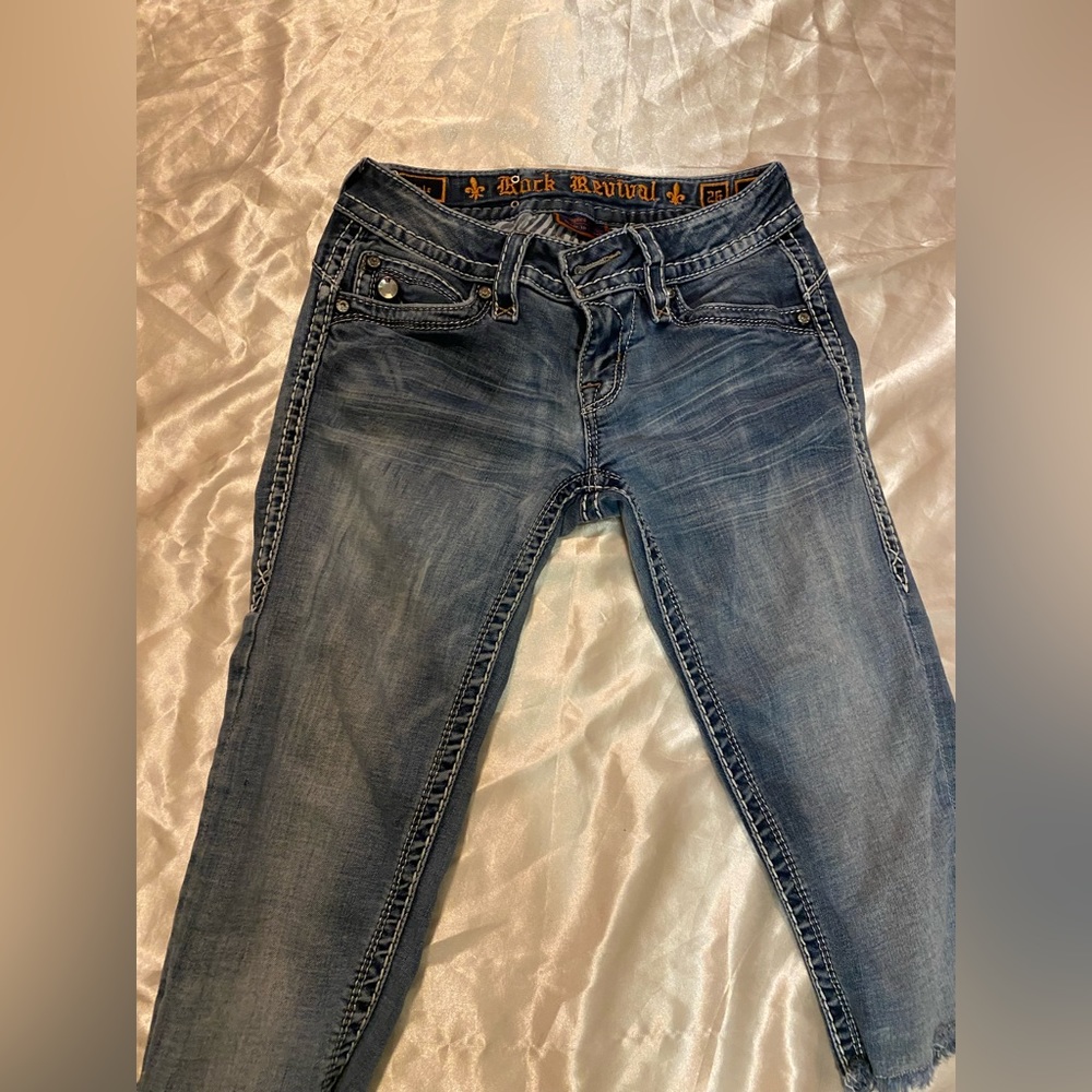 Rock Revival skinny capris size 26